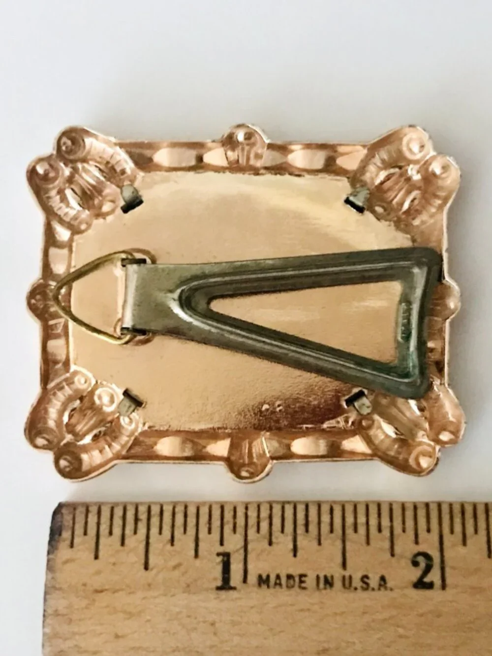 Vintage Italian Miniature Religious Frame St. Anthony of Padua & Baby Jesus MCM